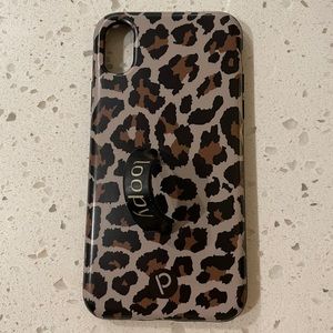Loopy iPhone X leopard print case